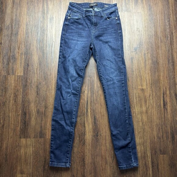 Judy Blue Skinny Fit Jeans Dark Wash JB82132 Women’s Size 1/25 - Picture 1 of 11